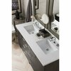 James Martin Vanities Metropolitan 60in Double Vanity, Silver Oak w/ 3 CM White Zeus Quartz Top 850-V60D-SOK-3WZ